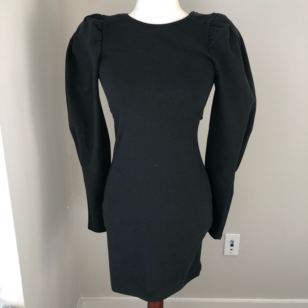 Brand new H&M bodycon dress with balloon sleeves